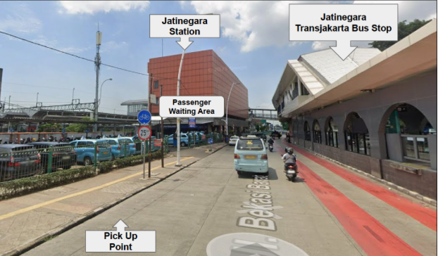 Panduan titik jemput Stasiun Jatinegara - gambar 1